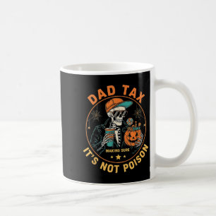 Caneca De Café Dia das Bruxas Pai Imposto Garantindo Não Veneno E