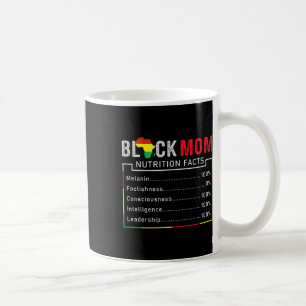 Caneca De Café Dia das Mães da História Negra Melanina Afro-Ameri