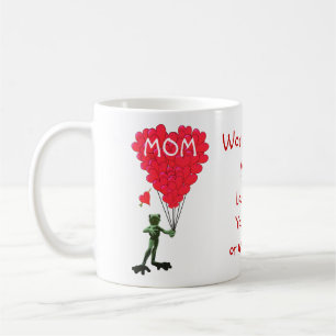 Caneca De Café Dia das mães engraçado personalizado do sapo