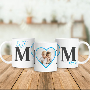 Caneca De Café Dia das Mães Foto Melhor Mãe de Todos os Tempos