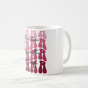 Caneca De Café Dia das Mães Mamãe Nomes das Crianças Personalizad