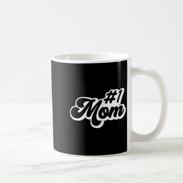 Caneca De Café Dia das mães número um da mamãe  (Direita)