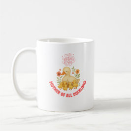 Caneca De Café Dia das Mães Pato Adorável