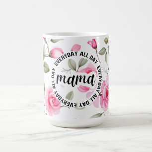 Caneca De Café Dia das Mães Rosa Pink