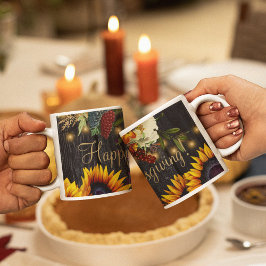 Caneca De Café Dia de Ação de Graças Feliz Ação de Graças