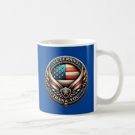 Caneca De Café Dia de Agradecimento do Veterano