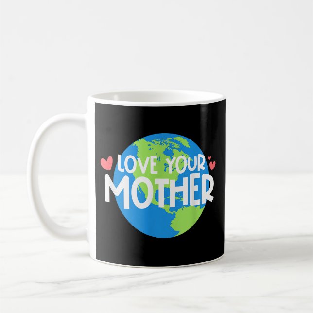 Caneca De Café Dia de Amar a Mãe Terra (Esquerda)