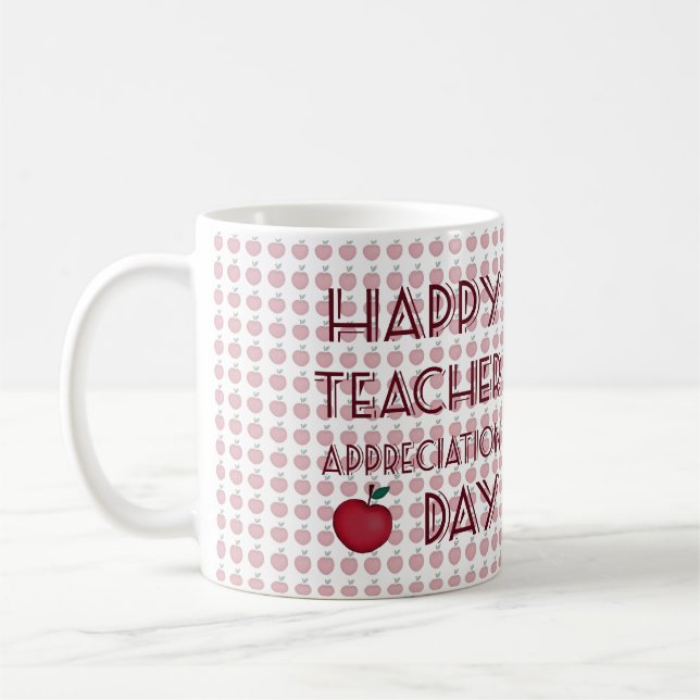 Caneca De Café Dia de Apreciação do Professor (Esquerda)