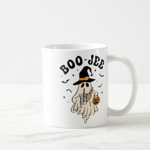 Caneca De Café Dia de as Bruxas engraçado Boo Jee Ghost Cute