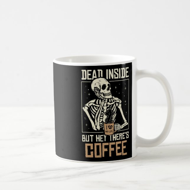 Caneca De Café Dia de as Bruxas engraçado De Café Do Bebendo De E (Direita)