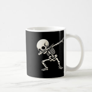 Caneca De Café Dia de as Bruxas engraçado de Homens de Skeleton B
