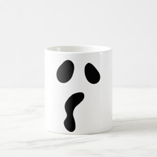 Caneca De Café Dia de as Bruxas engraçado encara fantasma assusta