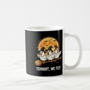Caneca De Café Dia de as Bruxas engraçado Feiticeira Galinha Broo
