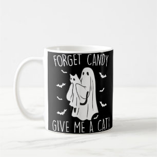 Caneca De Café Dia de as Bruxas engraçado Ghost Esquece O Docinho