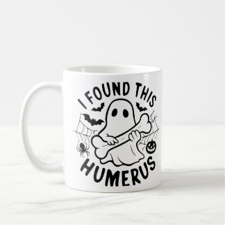 Caneca De Café Dia de as Bruxas engraçado Ghost Mug - "Encontrei
