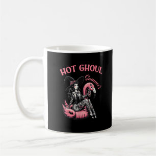 Caneca De Café Dia de as Bruxas engraçado Ghoul Hot Summerwin Cut