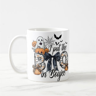 Caneca De Café Dia de as Bruxas engraçado Mug - "I Put the BOO in