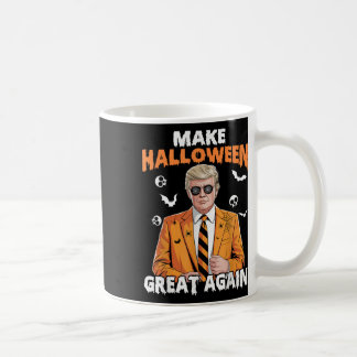 Caneca De Café Dia de as Bruxas engraçado Spooky Presidente