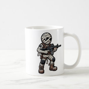 Caneca De Café Dia de as Bruxas engraçado Tático Exército Humano 