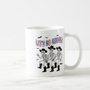 Caneca De Café Dia de as Bruxas engraçado Vamos Ghout Dançando Es