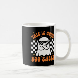 Caneca De Café Dia de as Bruxas engraçado Vintage Boo Ghost Isto 