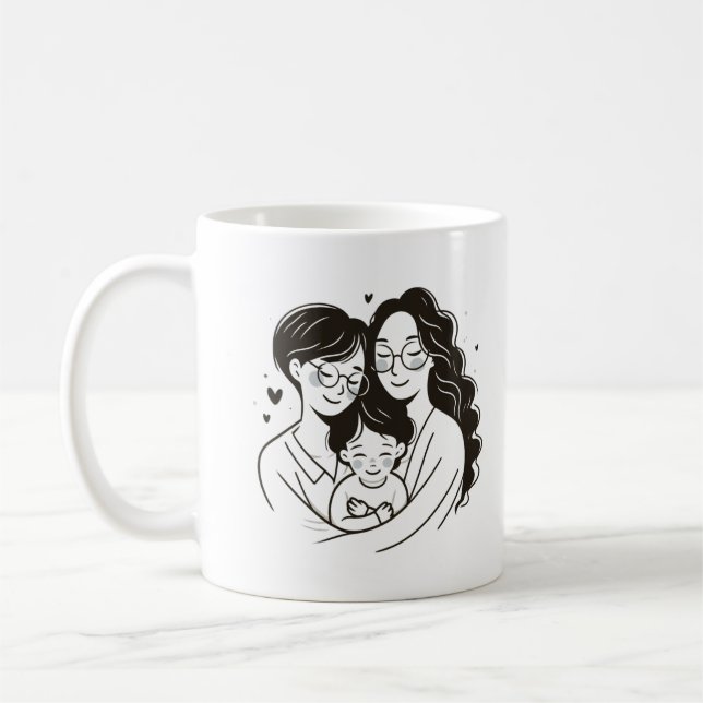 Caneca De Café Dia de as mães (Esquerda)