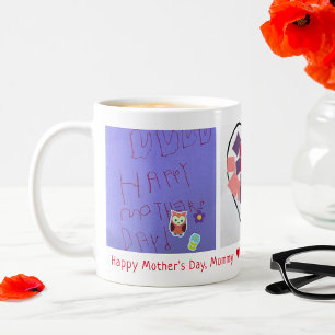 Caneca De Café Dia de as mães 3 Feliz Foto de Arte Personalizada