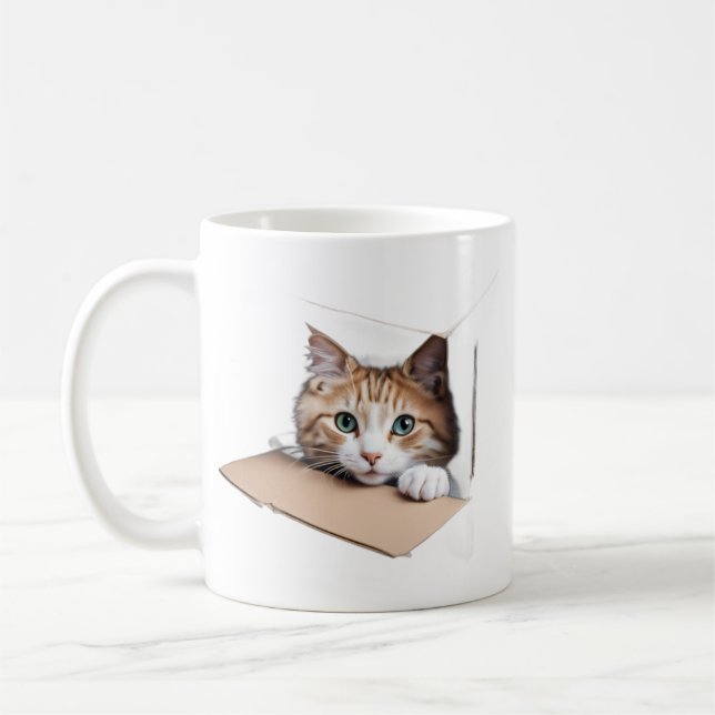 Caneca De Café Dia de as mães Cat Mug (Esquerda)