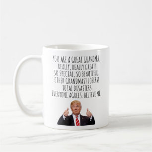 Caneca De Café Dia de as mães da avó personalizada presente para