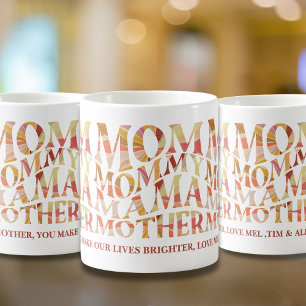 Caneca De Café Dia de as mães das Víblias Sunset de Verão Verso R