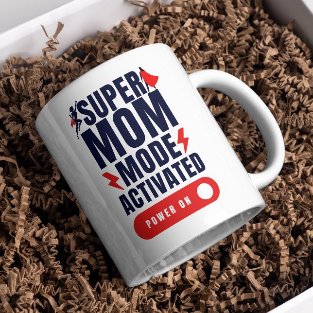 Caneca De Café Dia de as mães de Cotação Ativada do Modo Super Mã (Criador carregado)