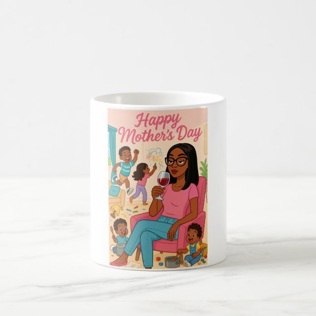 Caneca De Café Dia de as mães E Enchimento (Centro)