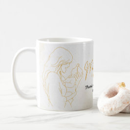 Caneca De Café Dia de as mães Elegante