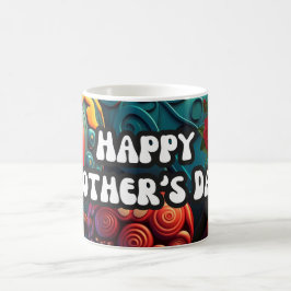 Caneca De Café Dia de as mães Elegante Na moda Vintage