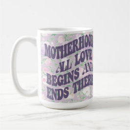 Caneca De Café Dia de as mães especial com citação sentida