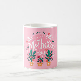 Caneca De Café Dia de as mães Feliz
