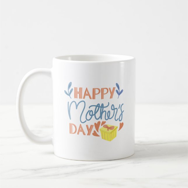 Caneca De Café Dia de as mães FELIZ (Esquerda)