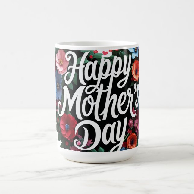 Caneca De Café Dia de as mães Feliz (Centro)