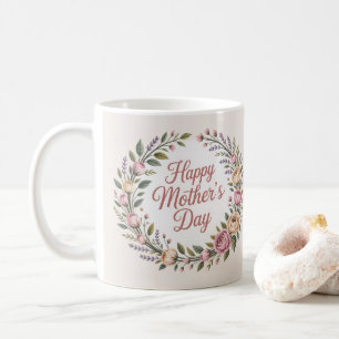 Caneca De Café Dia de as mães Feliz