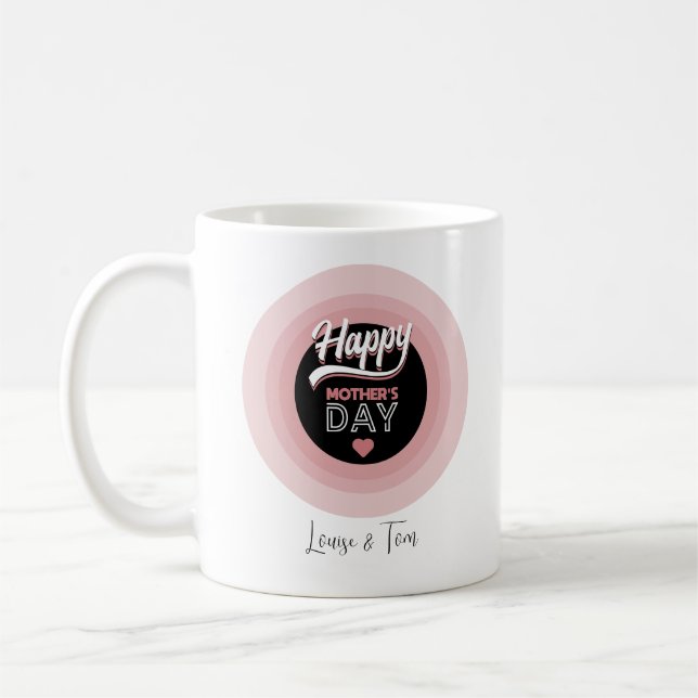 Caneca De Café Dia de as mães Feliz (Esquerda)