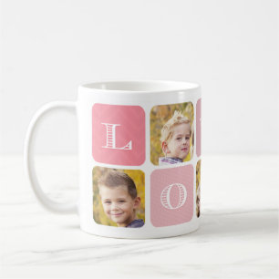 Caneca De Café Dia de as mães Foto Collage Mug