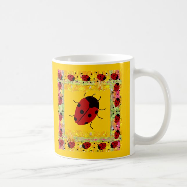 Caneca De Café Dia de as mães Ladybug (Direita)