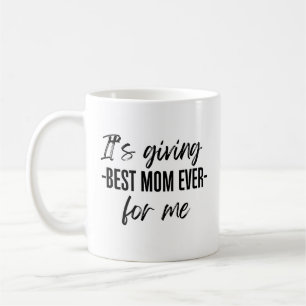 Caneca De Café Dia de as mães Melhor Mãe Dotada Coffee Mug