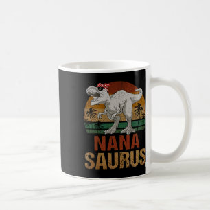 Caneca De Café Dia de as mães Nanassauro T Rex Dinosaur Nana Saur