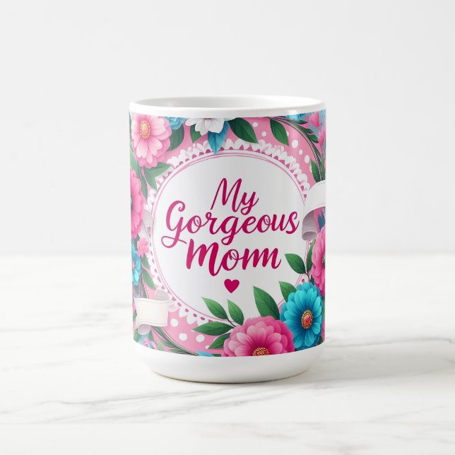 Caneca De Café Dia de as mães Palavras "Minha Mãe Gordinha" (Centro)