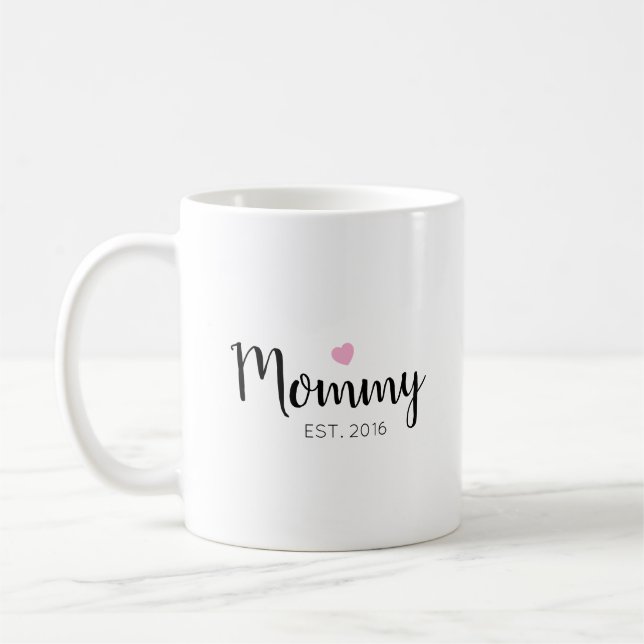 Caneca De Café Dia de as mães personalizado (Esquerda)