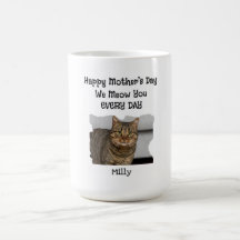 Dia de as mães Personalizado - Mug Cat