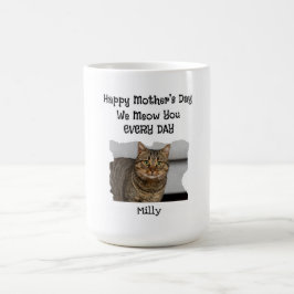 Caneca De Café Dia de as mães Personalizado - Mug Cat