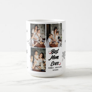 Caneca De Café Dia de as mães personalizado, presente floral de c