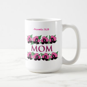 Caneca De Café Dia de as mães Proverbs 31:28 MOM